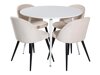 Eetkamerset Dallas 1536 (Beige + Zwart)