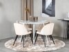 Eetkamerset Dallas 1536 (Beige + Zwart)