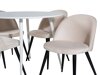 Eetkamerset Dallas 1536 (Beige + Zwart)