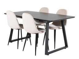 Eetkamerset Dallas 1616 (Beige)