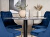 Eetkamerset Dallas 1627 (Blauw)