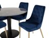 Eetkamerset Dallas 1627 (Blauw)