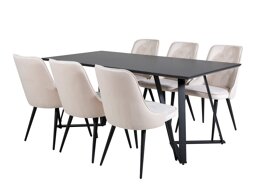 Eetkamerset Dallas 1628 (Beige)
