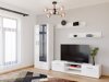 Ensemble de salon Tornola 115 (Blanc + Blanc brillant)