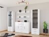 Set de living Tornola 112 (Alb + Alb lucios)