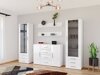 Woonkamerset Tornola 112 (Wit + Glanzend wit)