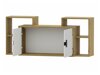Thuiskantoorset Florevi 104 (Mat wit + Artisan eiken)