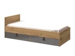 Voodi Florevi 106 (Läikiv hall + Artisan tamm)