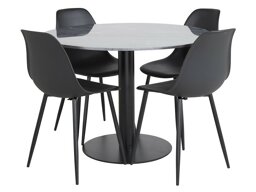 Eetkamerset Dallas 2630 (Zwart)