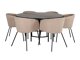 Set de mese Dallas 2378 (Negru + Bej)
