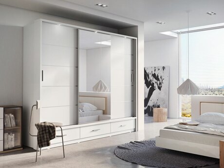 Garderobeskab Fresno 100 (Hvid)