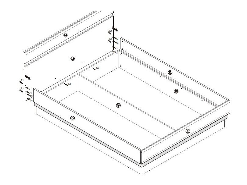 Bed Salsevi 121