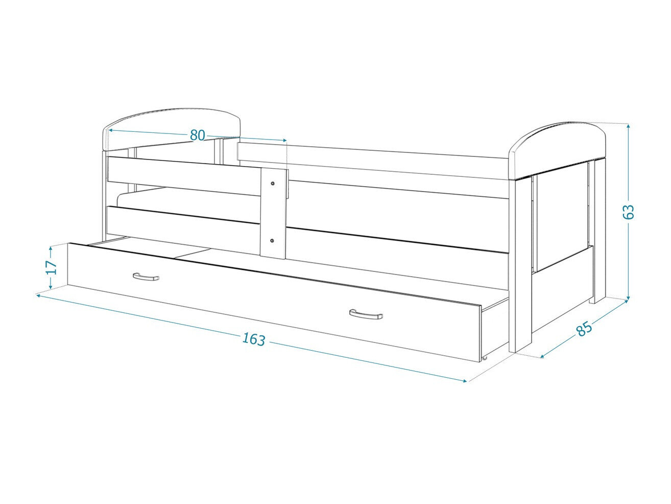 Bed Tentive 100 (Wit)