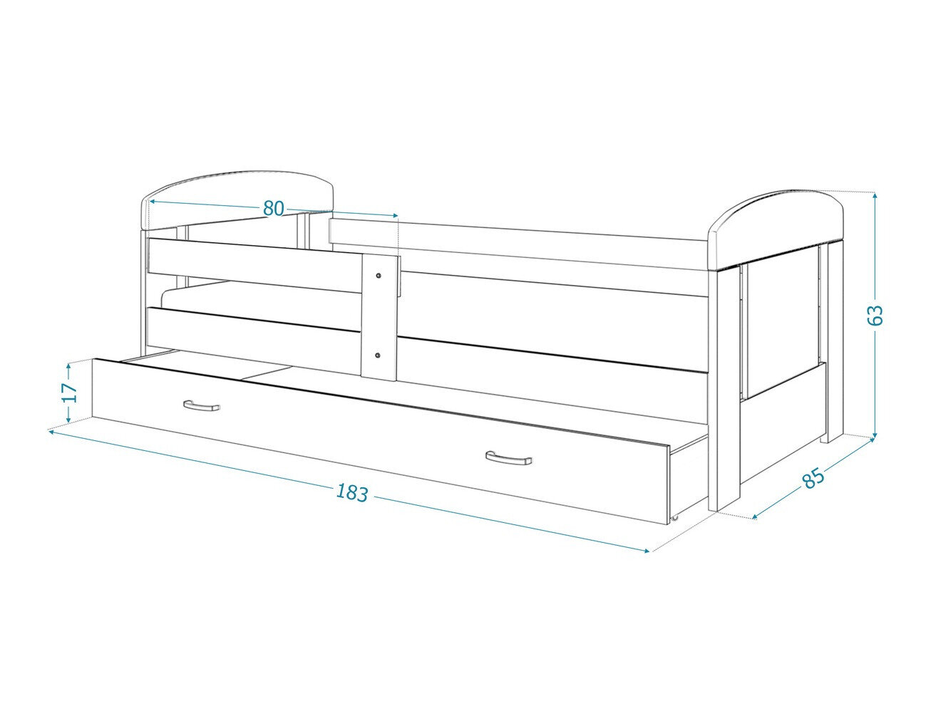 Bed Tentive 100 (Wit)