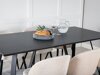 Eetkamerset Dallas 360 (Beige + Zwart)