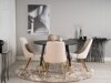Eetkamerset Dallas 1178 (Beige + Gouden)