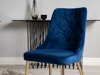 Eetkamerset Dallas 1178 (Blauw + Gouden)