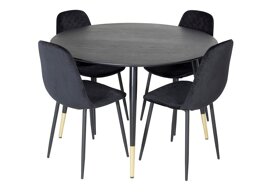 Eetkamerset Dallas 1183 (Zwart)