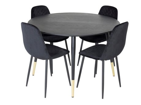 Eetkamerset Dallas 1183 (Zwart)