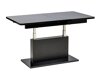 Transformeerbare salontafel Ogden 158 (Glanzend zwart + Zwart)