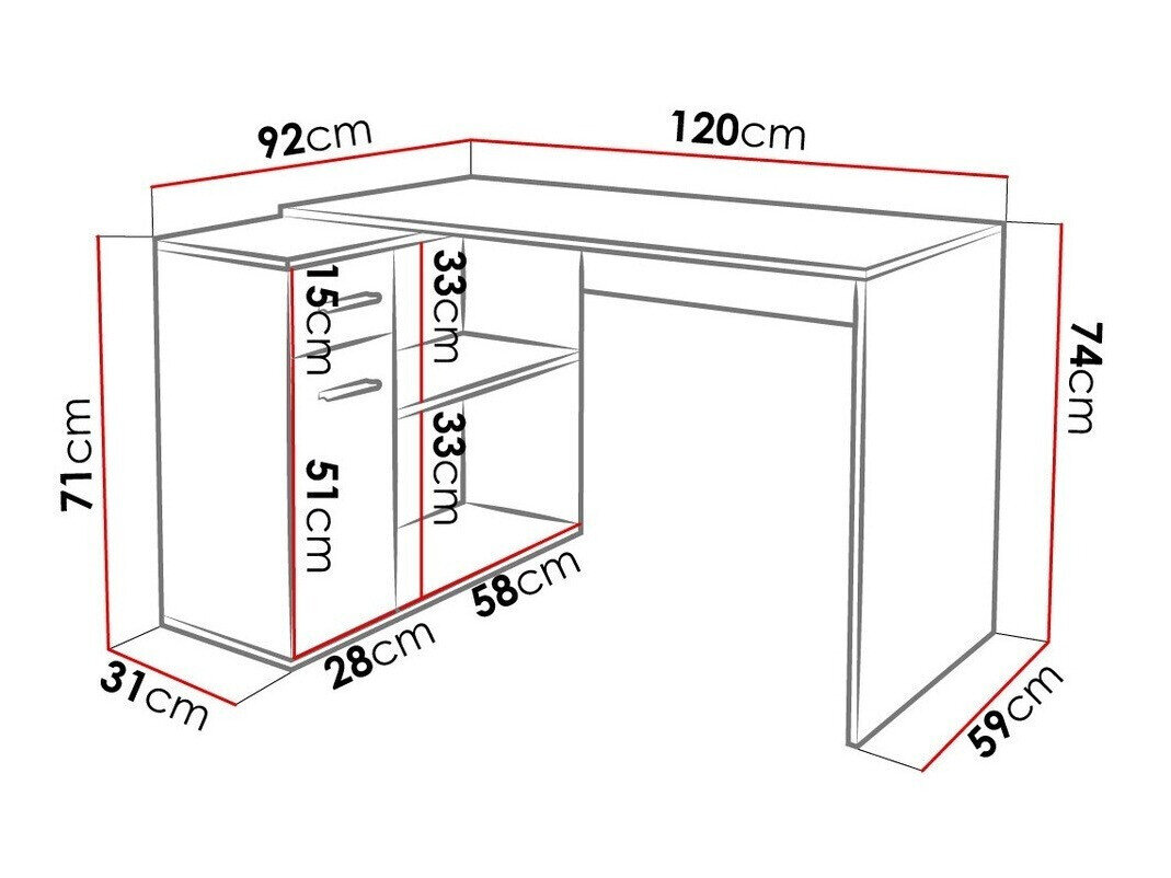 Hjørneskrivebord Affectus