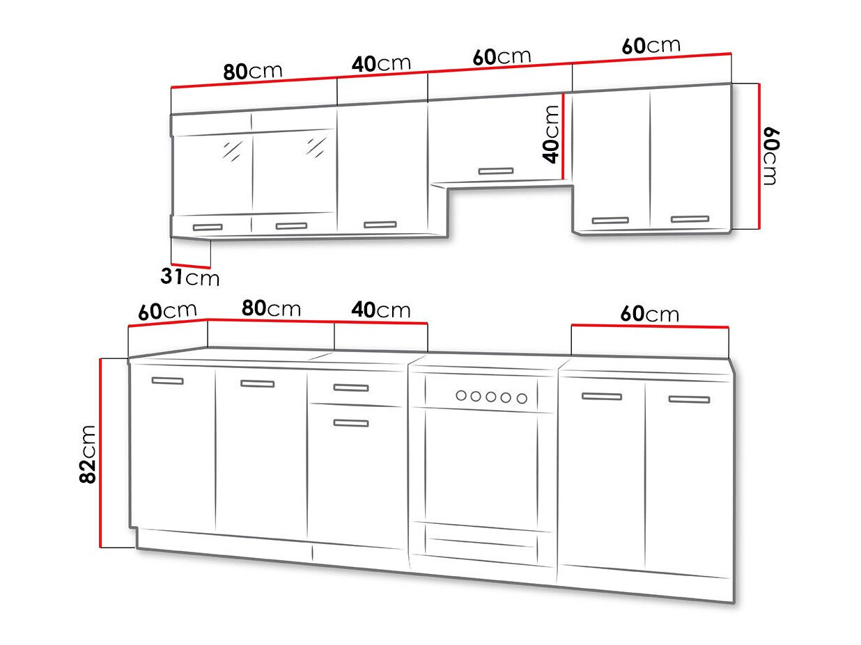 Køkkensæt Tucson 161