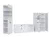 Stuemøbelsæt Fivale 112 (Glansfuld hvid + Hvid)
