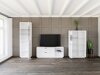 Woonkamerset Fivale 112 (Glanzend wit + Wit)