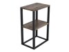 Bijzettafel Dallas 3219 (Zwart + Teak)