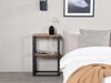 Bijzettafel Dallas 3219 (Zwart + Teak)