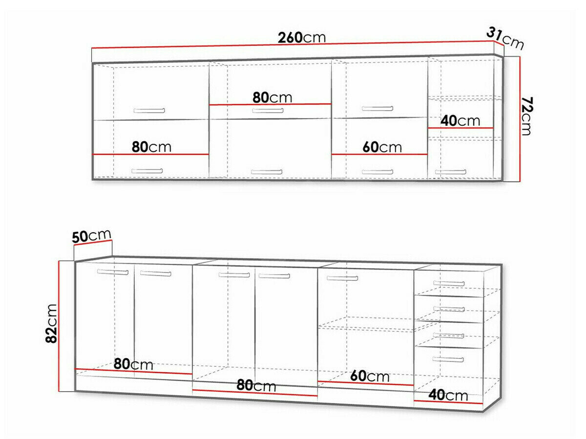 Modulaire keukenset Multi White 123