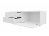 TV-bord Hortus (Hvid + Glansfuld hvid)