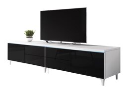 TV-meubel Hortus I (Wit + Glanzend zwart)