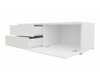 TV-meubel Hortus (Wit + Glanzend zwart)