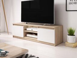 TV-meubel Sarasota 139 (Sonoma eik + Wit)
