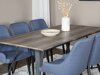Eetkamerset Dallas 1345 (Blauw + Zwart)
