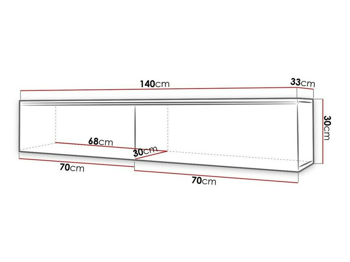 TV-bord Sarasota 120 (Wotan eg)