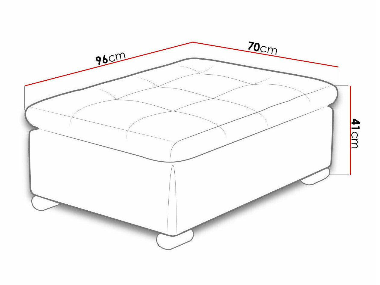 Polstret bænk Comfivo 118 (Soft 017 + Lux 05)