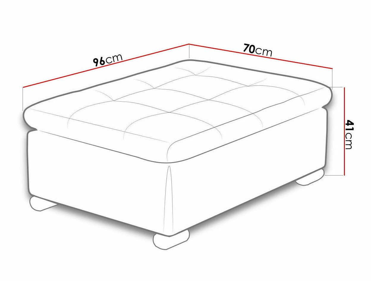 Polstret bænk Comfivo Gemma I (Majorka 03)
