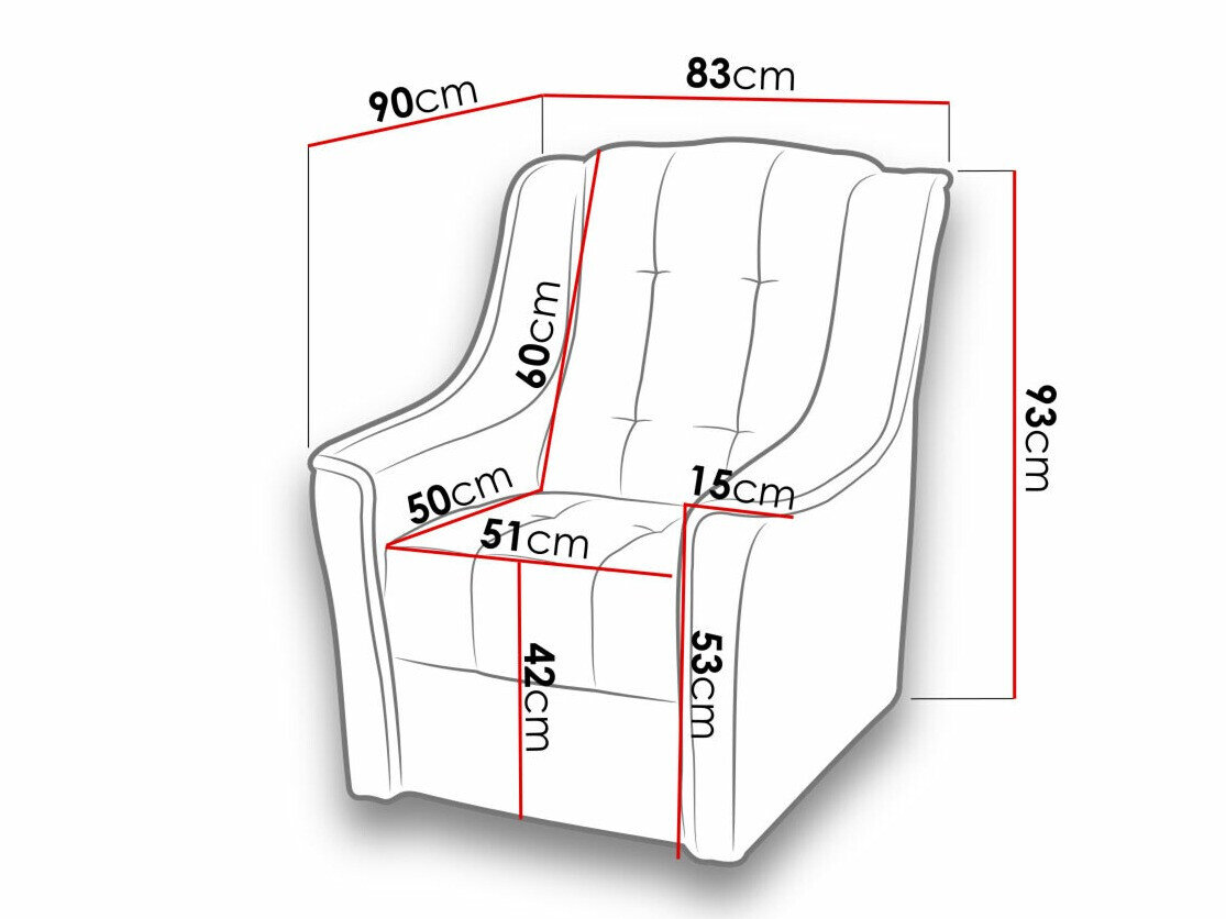 Lænestol Providence 108 (Kronos 22)