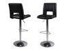 Scaun de bar Norsica 145 (Negru + Argint)