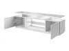 TV-meubel Figura (Zwart + Glanzend zwart)