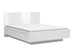 Bed Fivale 122 (Glanzend wit + Wit)