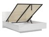 Bed Fivale 122 (Glanzend wit + Wit)