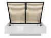 Bed Fivale 122 (Glanzend wit + Wit)