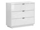 Ladekast Fivale 118 (Glanzend wit + Wit)