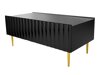 Salontafel Merced B129 (Glanzend zwart + Zwart)