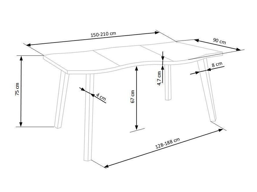 Spisestuesæt Houston Lector I