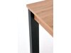 Tafel Houston 1208 (Wotan eik + Zwart)