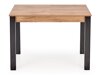 Tafel Houston 1208 (Wotan eik + Zwart)